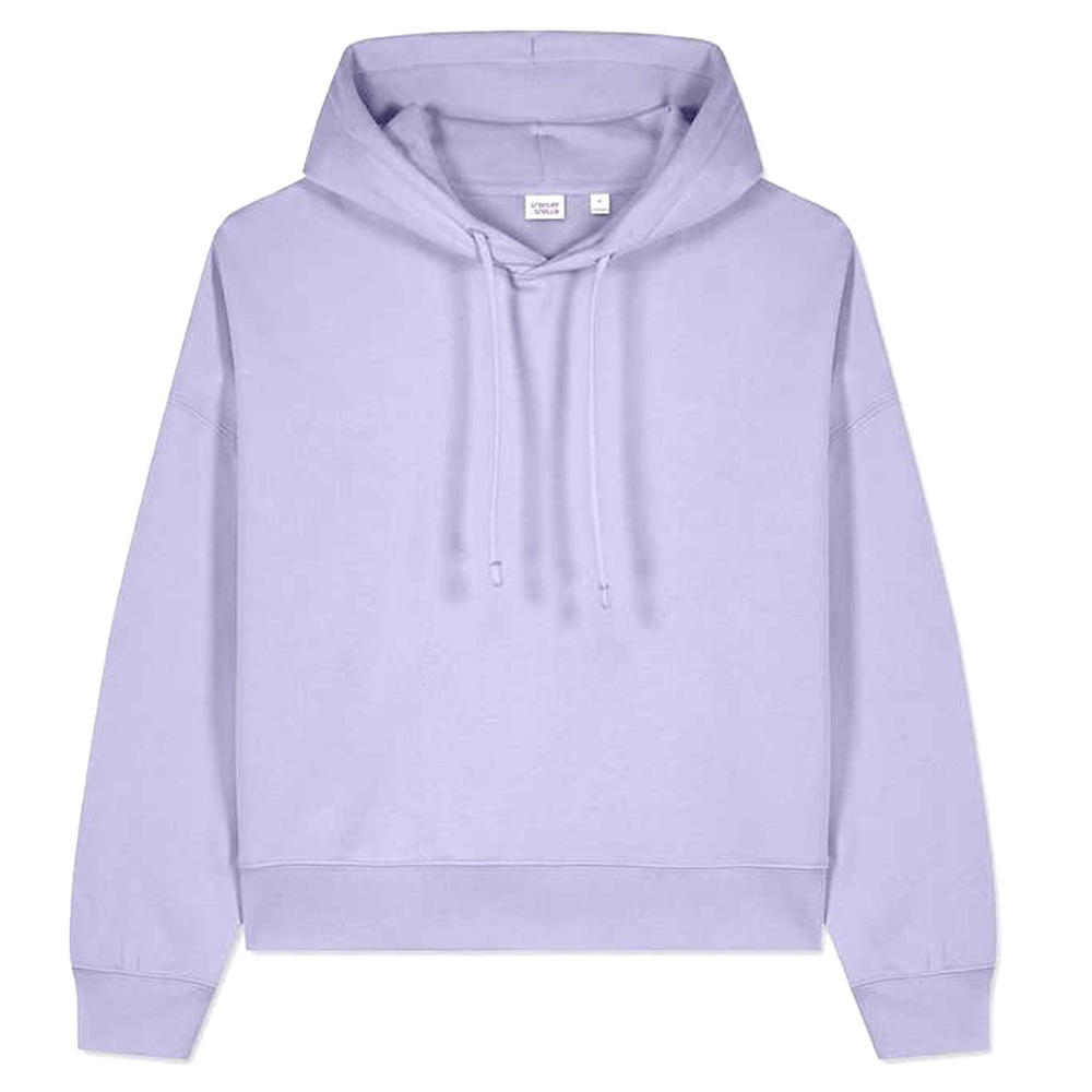 Stanley Stella Nora crop lavender Pullover Hoodie Medium cropped organic premium - Picture 12 of 12